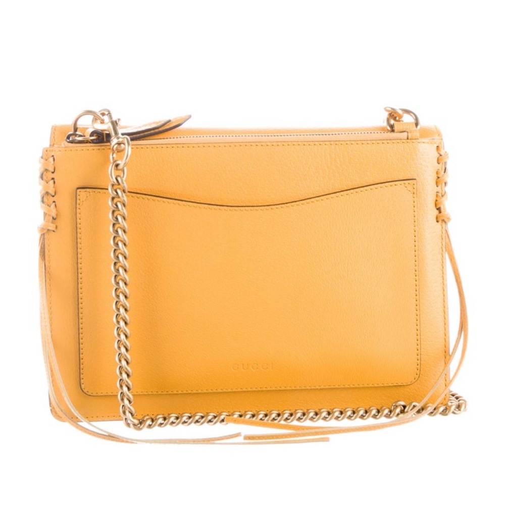 Gucci Animalier Yellow Shoulder Bag - Picture 13 of 15